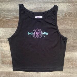 Social Butterfly 90’s Tank Top Size Medium
